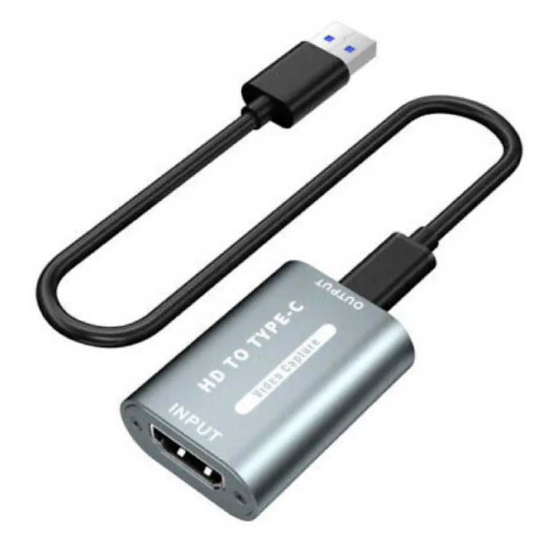 Adaptador Captura De Vídeo HDMI Para USB Tipo-C.